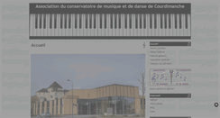 Desktop Screenshot of conservatoire-courdimanche.org